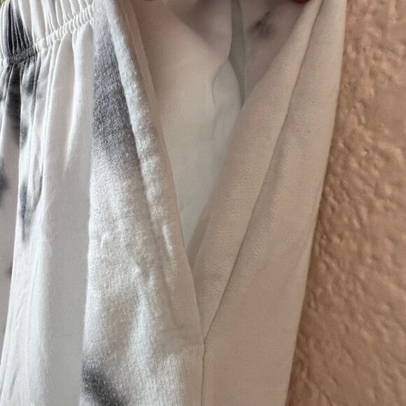 Lulus Size M Women White Washed Tie Dye Cozy High Rise Lounge Jogger Sweatpants - Picture 5 of 11